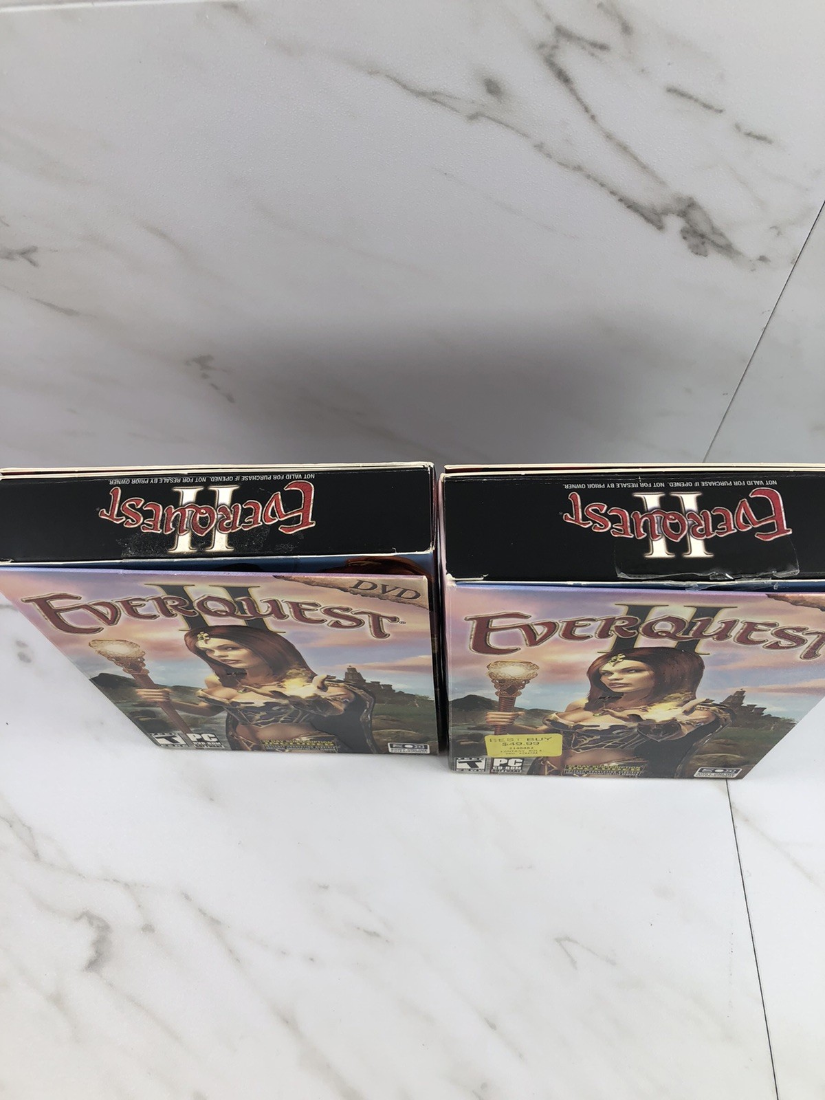 EverQuest II 2004 Sony PC ~ DVD-ROM & CD-ROM ~ Lot of 2