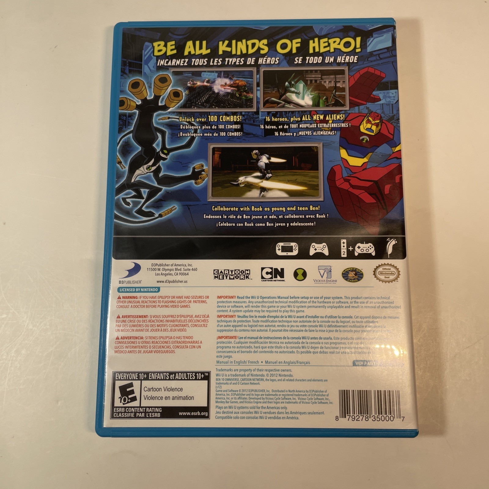 Ben 10: Omniverse (Nintendo Wii U, 2012) CIB Complete W/ Manual