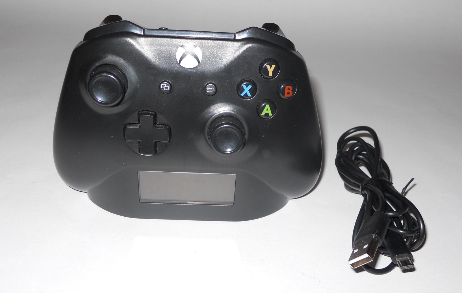 Xbox Black Controller Alarm Clock [Paladone] Microsoft Black USB Plug In