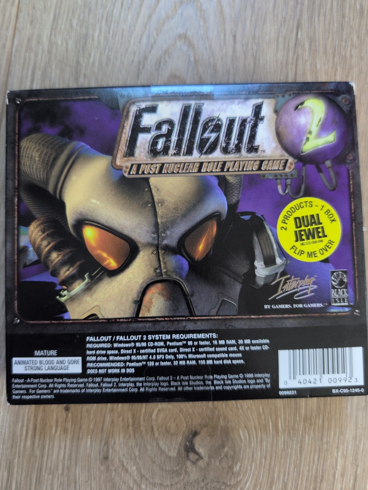 Fallout 1 & Fallout 2 Double Pack Dual Jewel Case PC Game