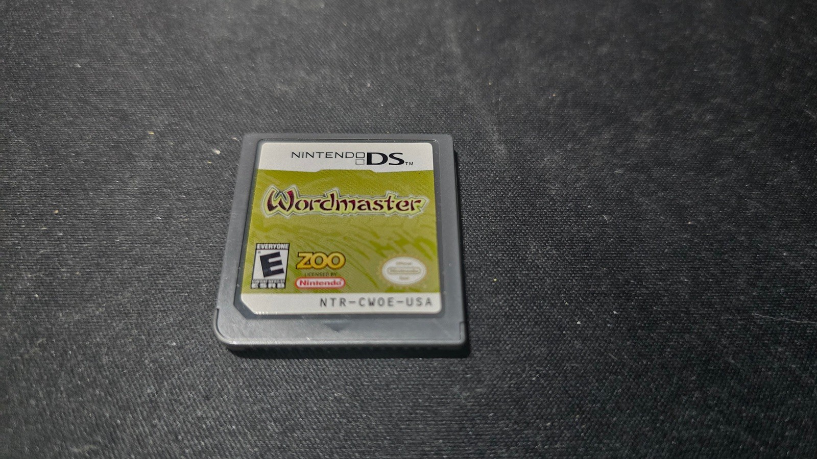 Wordmaster Word Master Nintendo DS NRMT condition game cartridge authentic