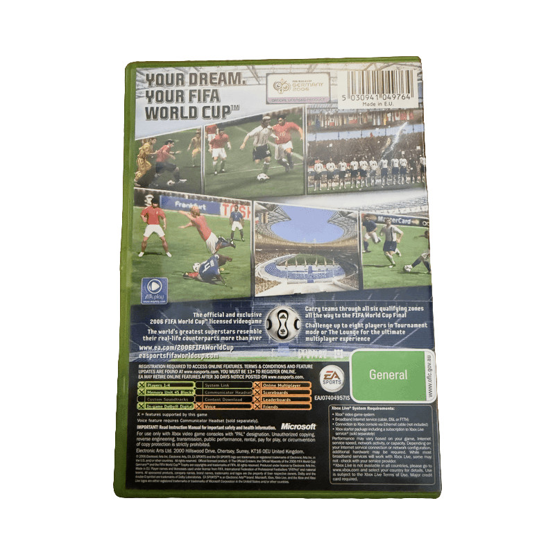 FIFA World Cup: Germany 2006 (Xbox) Complete In Box – EA Sports