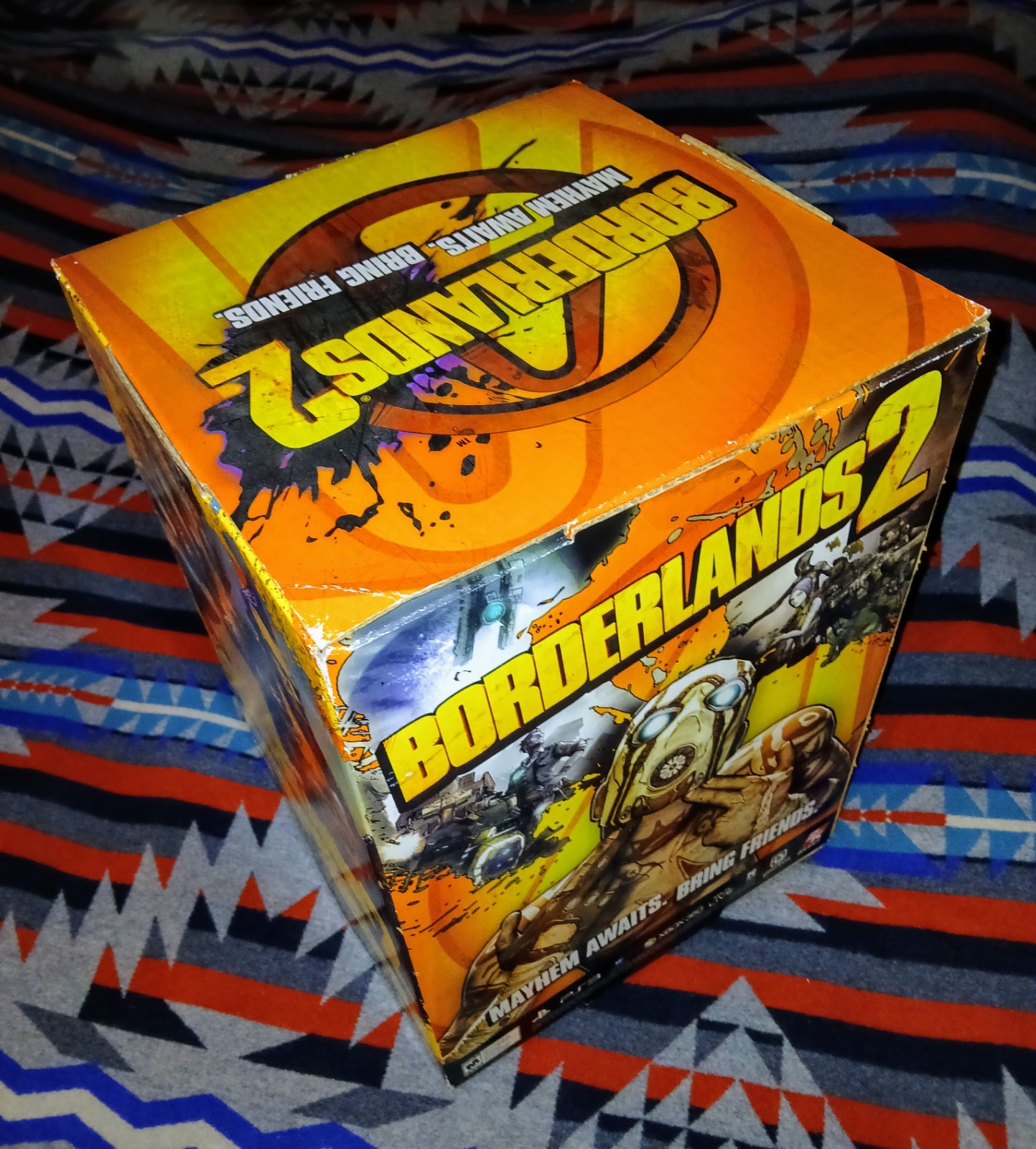 Borderlands 2 Big 15 x 11 X 11 Gamestop Promo Display Cube 2012 Gearbox 2k