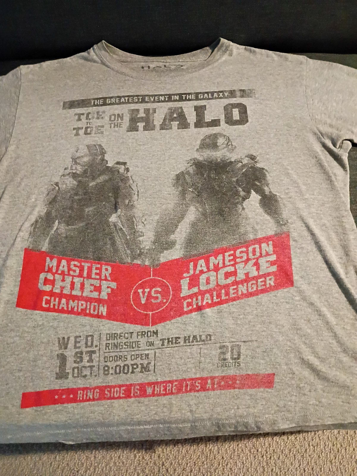 Master Chief Halo 5 Promo T Shirt and socks in Excellent condition. Like New.
