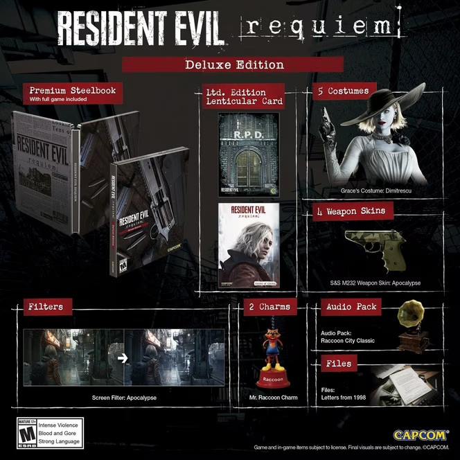 Resident Evil Requiem Deluxe Edition + Steelbook – PC WINDOWS / STEAM ￼- IN HAND