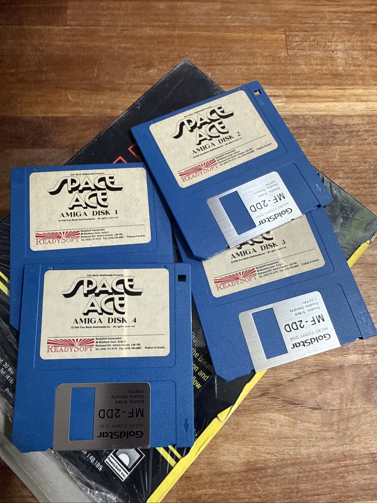 AMIGA Space age wrath of the demon Dragons Lair II Time warp Ready Soft see pics