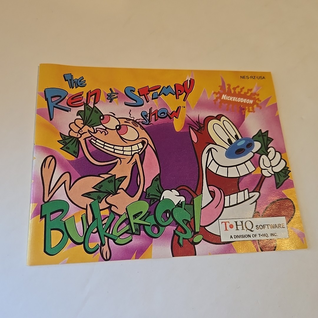 Ren & Stimpy Show: Buckaroo (NES, 1993) Complete CIB