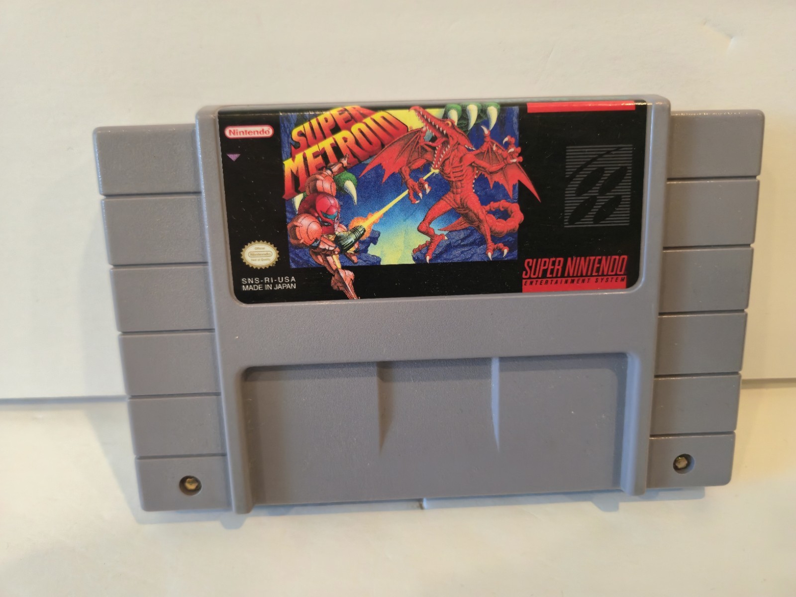 Super Metroid Super Nintendo SNES Game & Box