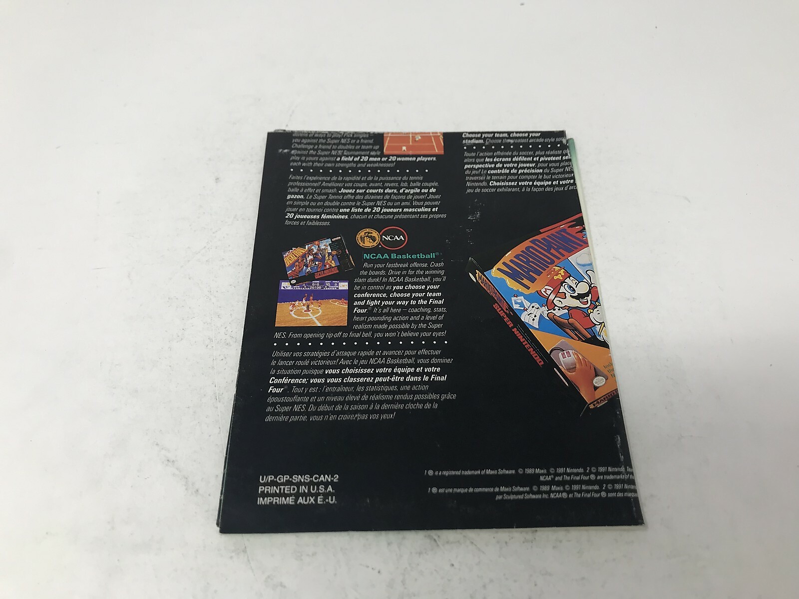 Zelda Master Sword – SNES Super Nintendo Fold-Out Insert Poster Promotional link