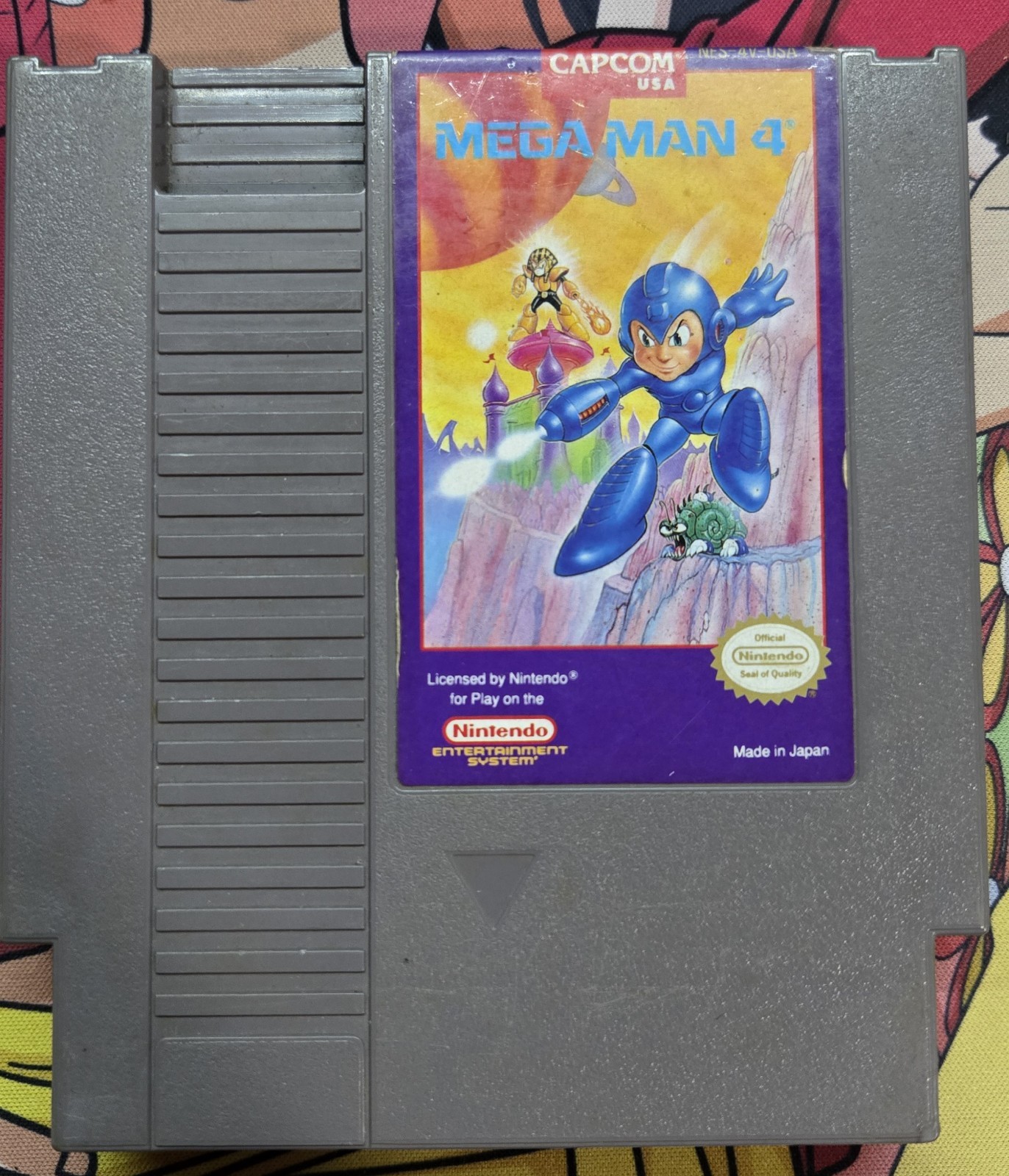 Capcom Mega Man 4 Nintendo NES Video Game Cartridge NTSC-U/C TESTED