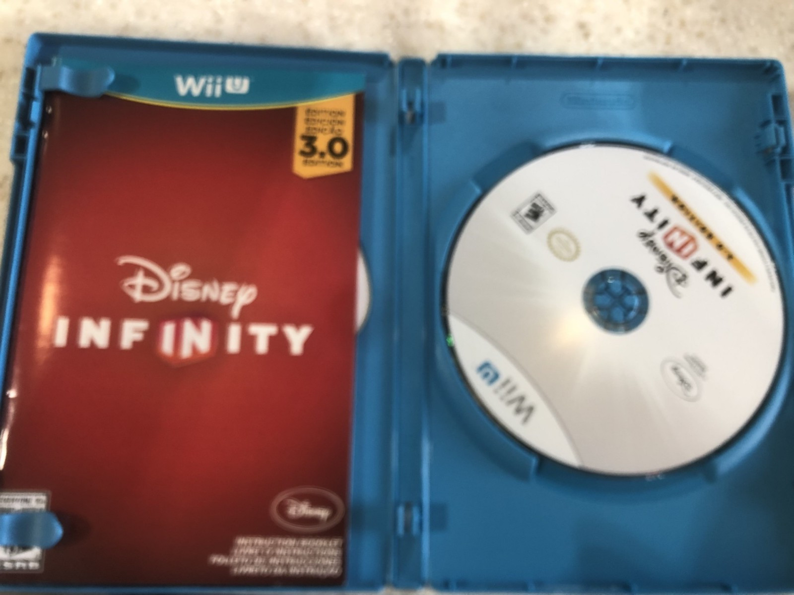 DISNEY INFINITY EDITION 3.0 WII U NINTENDO WIIU WII U GAME & CASE NES HQ