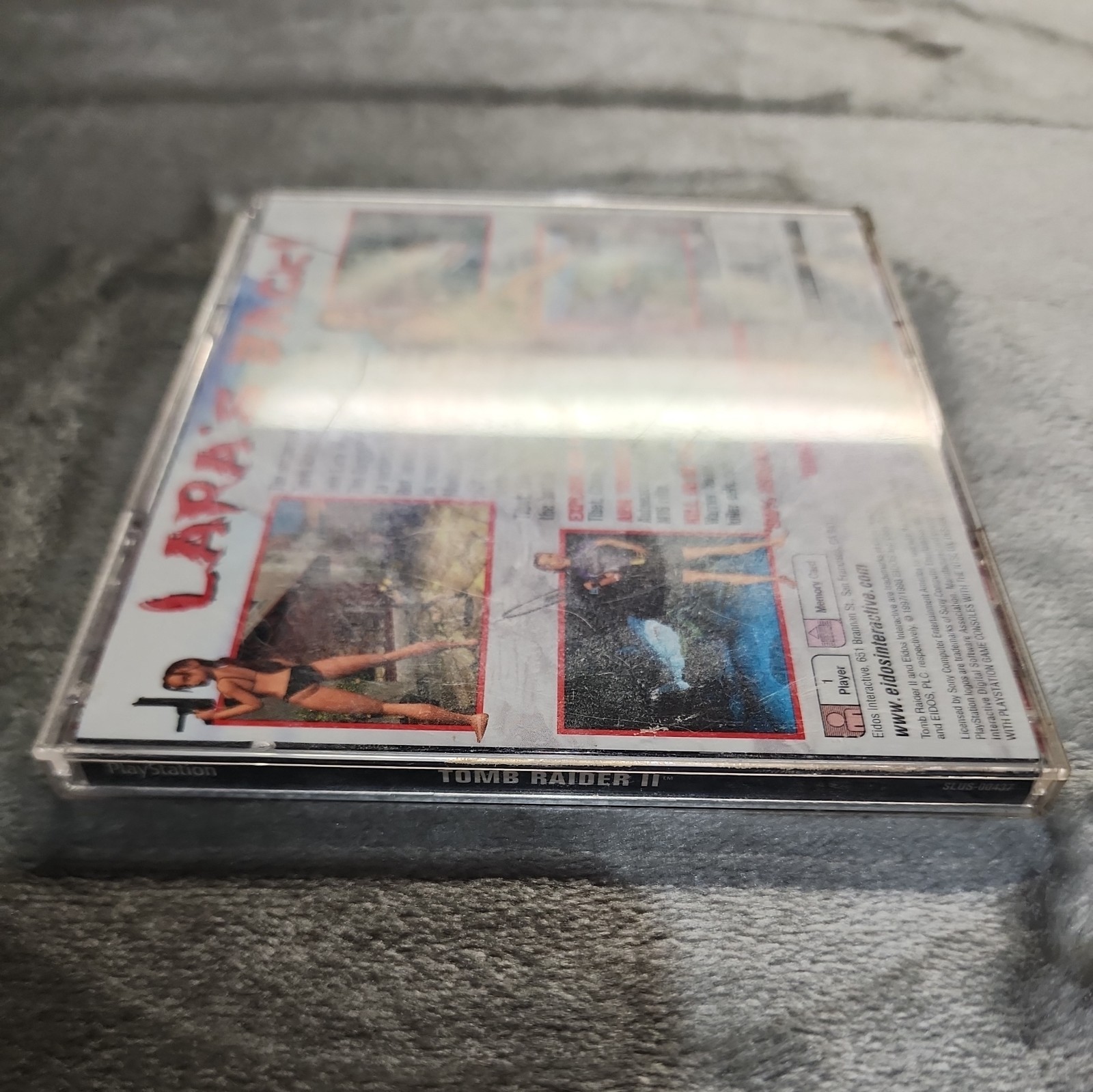 Tomb Raider II – PS1 (PlayStation 1) CIB, Tested and in Original Uncracked Case
