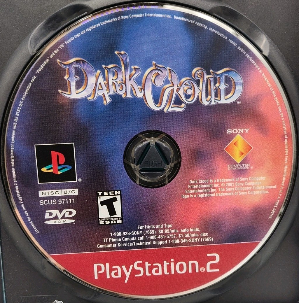 Dark Cloud (PlayStation 2 PS2, 2001) *CIB w/ Reg Card* Great Condition* Tested!