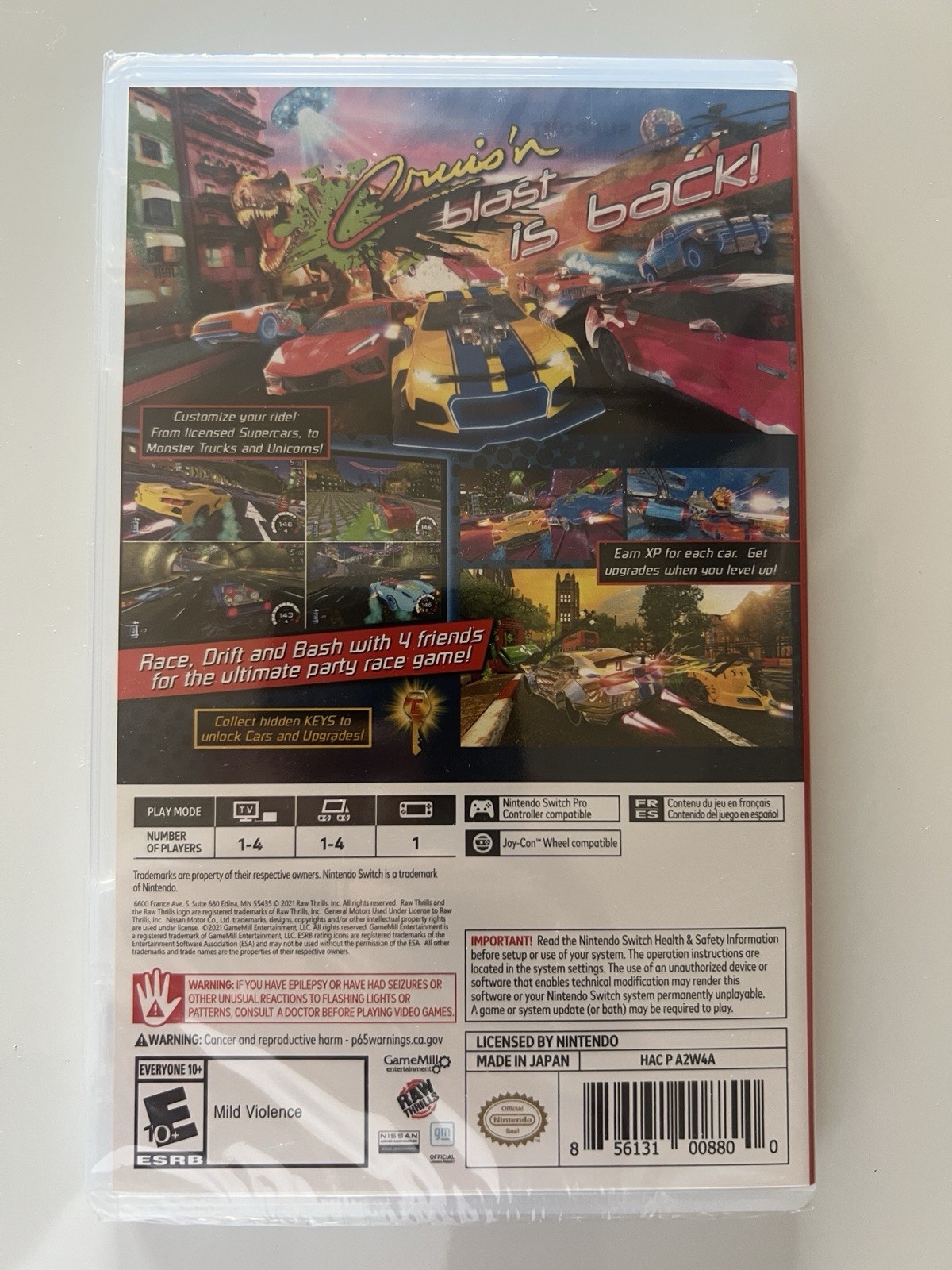 Cruis’n Blast Nintendo Switch Brand New Sealed