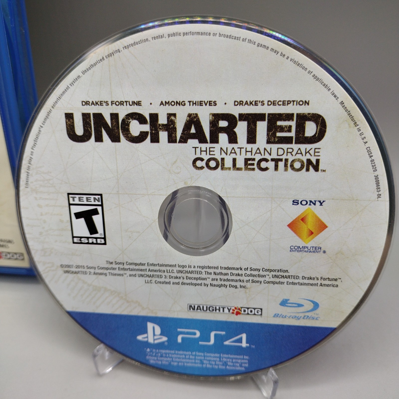 Uncharted: The Nathan Drake Collection (Sony Playstation 4, 2015) PS4 Tested