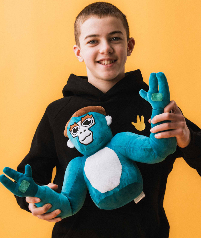 Official Gorilla Tag Plush LEMMING Monke Plushie Set +Game Code Juniper/Makeship