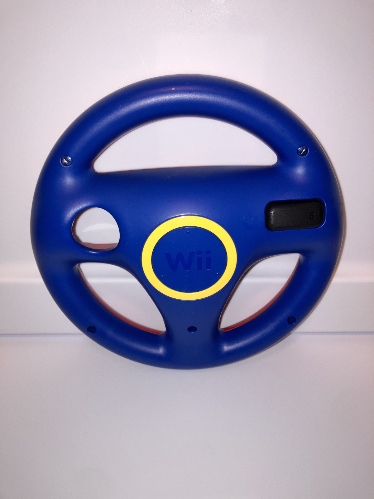 Mario Kart Wii Wii U Wii Wheel Handle Mario Red And Blue Authentic