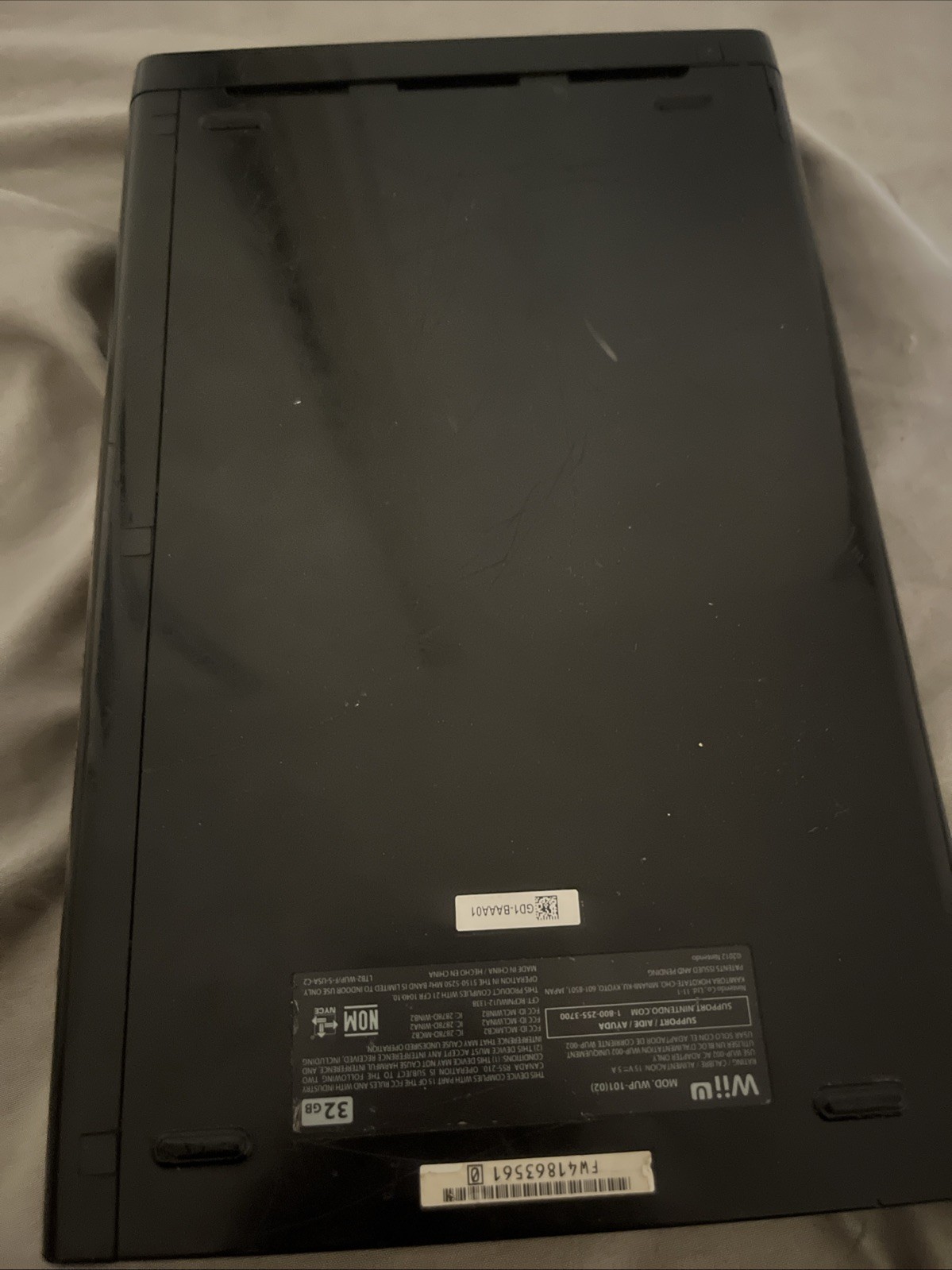 Nintendo Wii U Black (Unsure if it works)