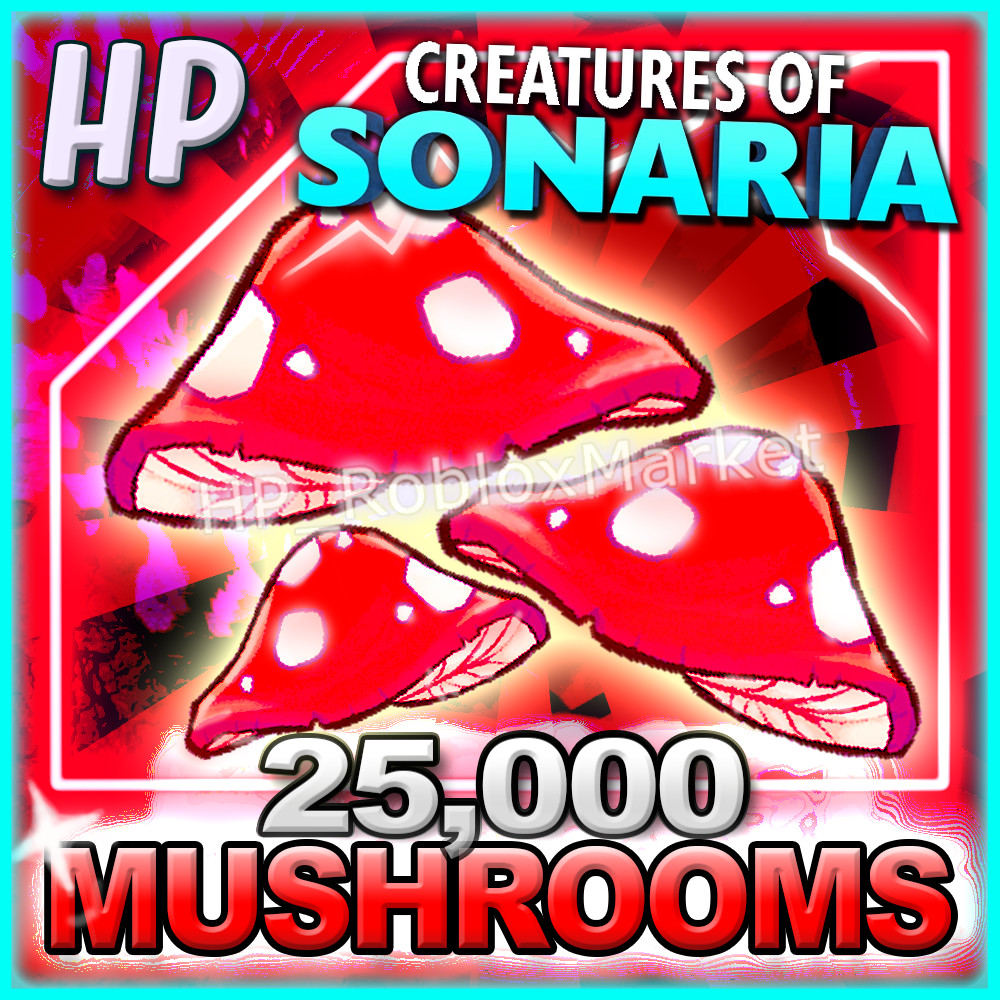 CREATURES OF SONARIA 🍄🍄🍄[ 25K Mushrooms / MUSH]⚡FASTEST DELIVERY・COS⚡25,000