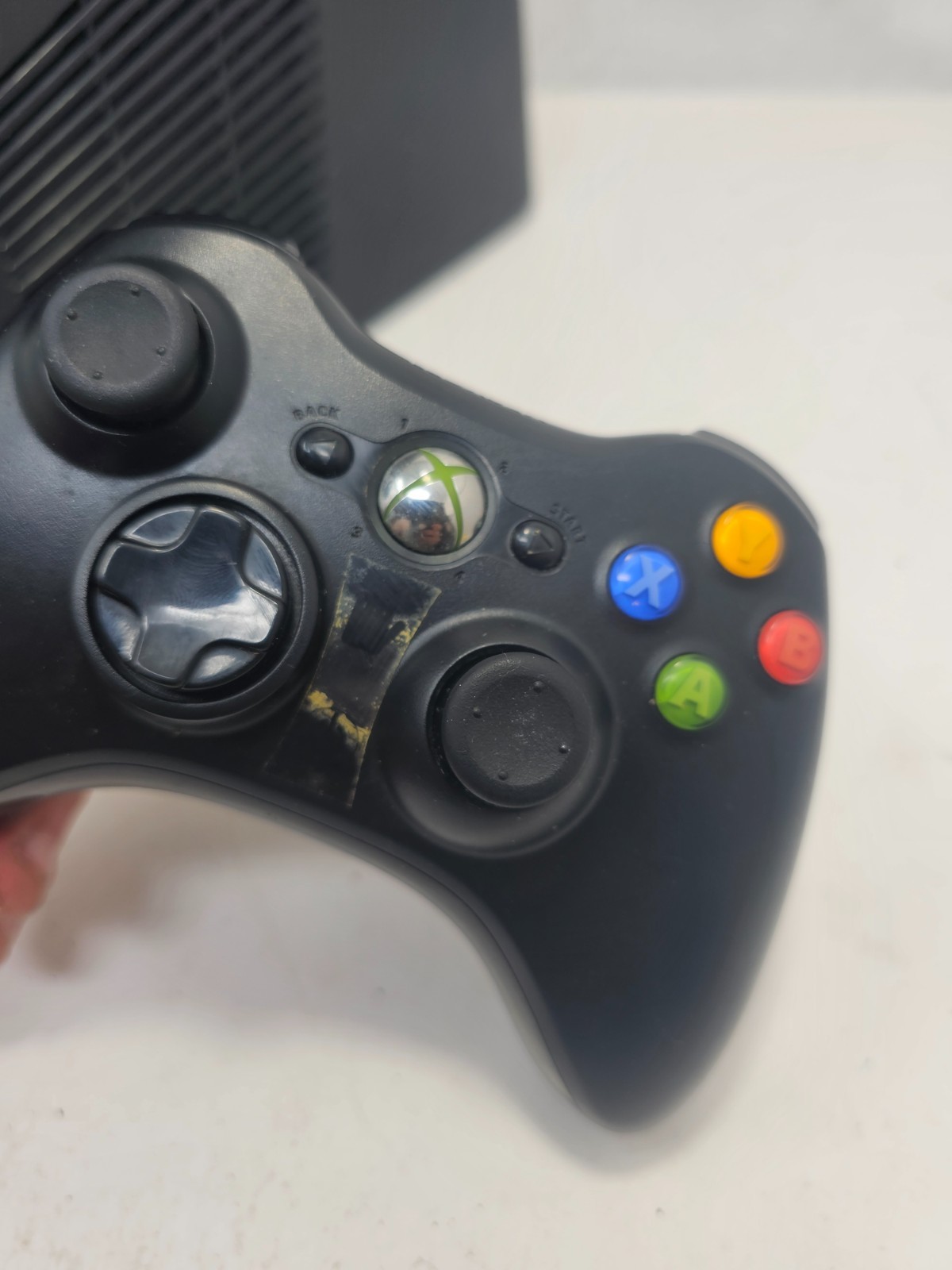 Microsoft Xbox 360 S Slim Black Console Model 1439 Matte Bundle with Controller