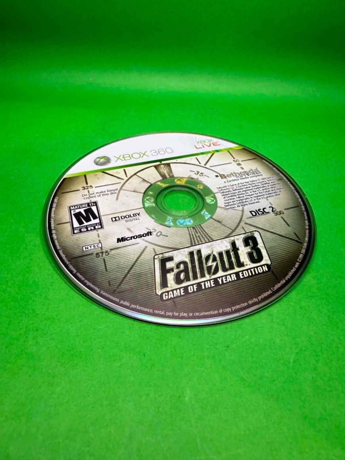 Fallout 3: GOTY – Xbox 360 [CIB, Tested, Includes Cover and Manuals]