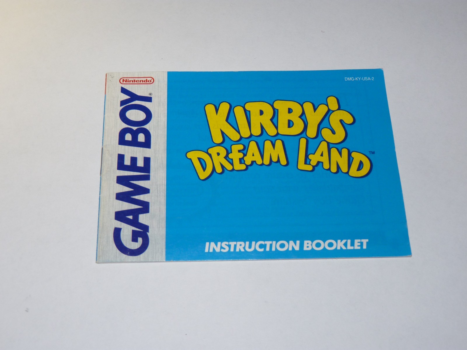 Kirby’s Dream Land (Instruction Booklet Only – DMG-KY-USA-1) Nintendo Game Boy