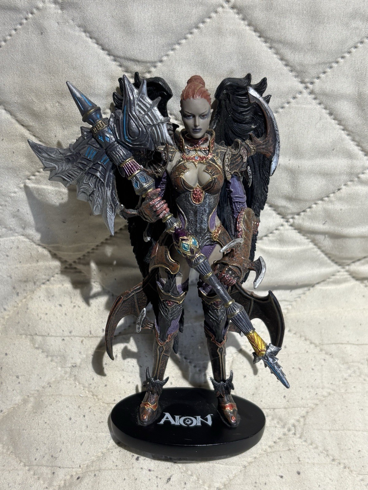 Avia Aion Limited Collectors Edition FIGURE Winged Asmodian Daeva 6.5″ Tall