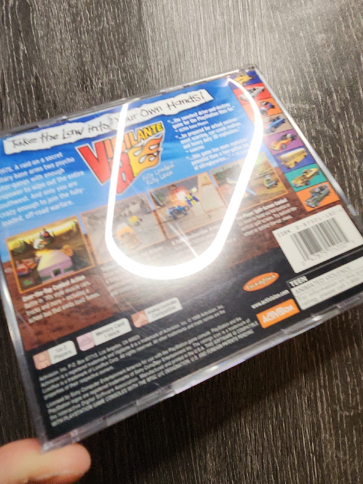 Vigilante 8 (Sony PlayStation 1, 1998) CIB TESTED with registration