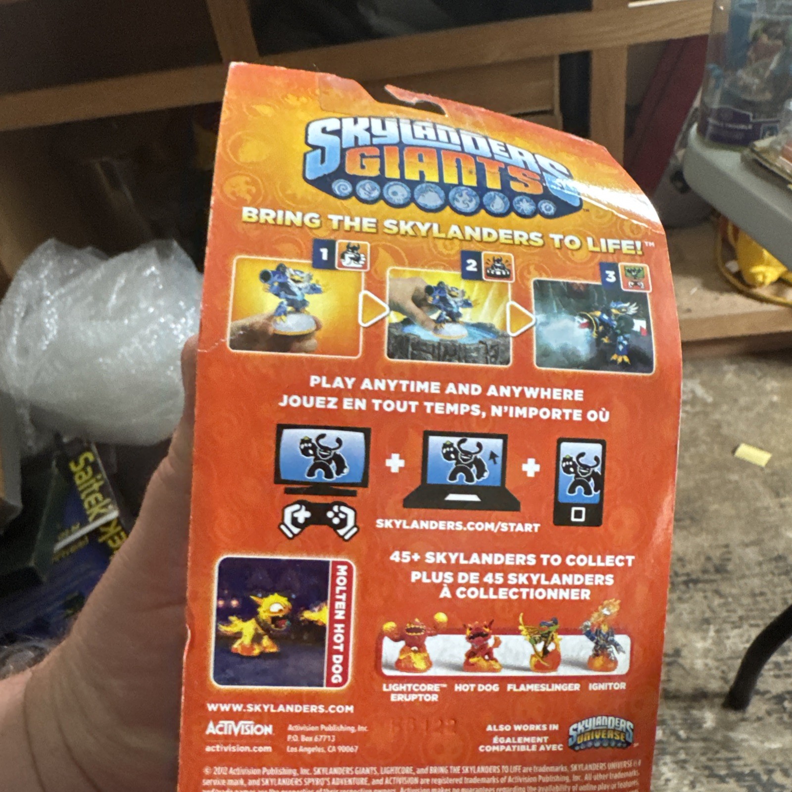 Skylanders Giants Molten Hotdog