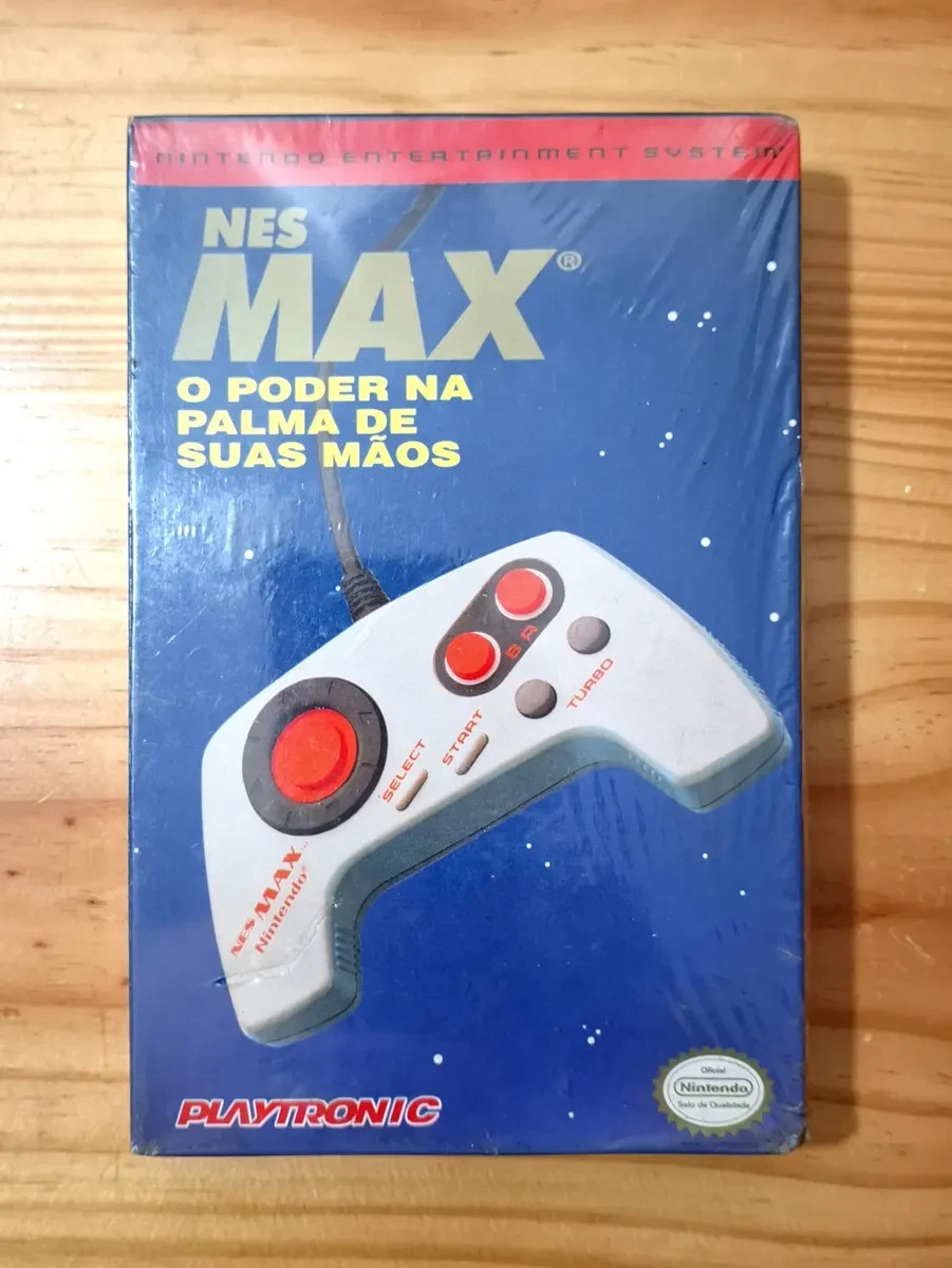 PLAYTRONIC BRASIL – Nintendo Nes Max Turbo Controller NEW! SEALED! VERY RARE!