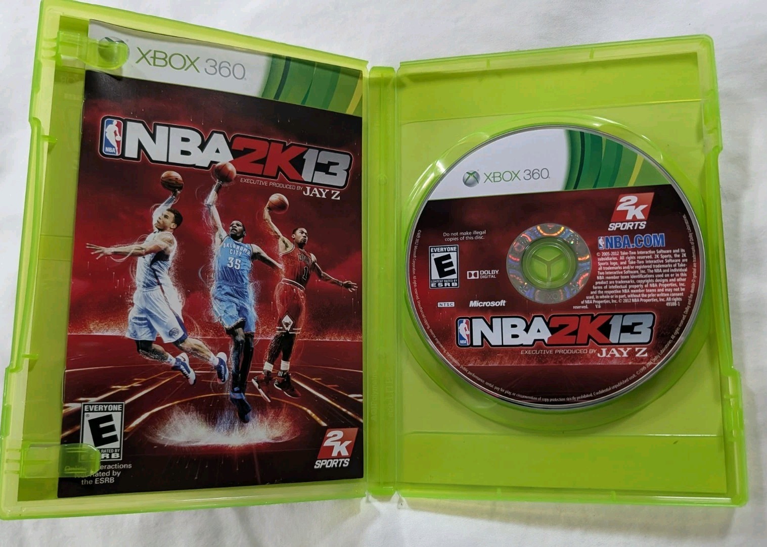 NBA 2K13 (Xbox 360, 2012) CIB Complete w/ Manual Jay-Z Produced – TESTED