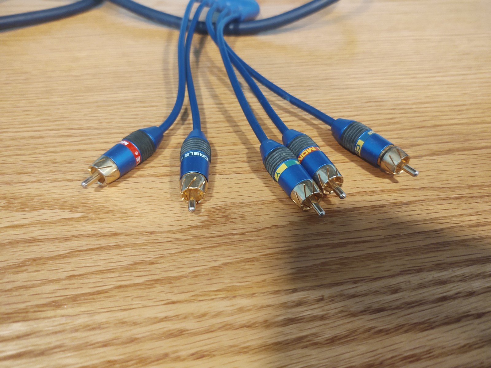 Monster Game Component Stereo, Audio, Video AV Cable for PlayStation 2 PS2