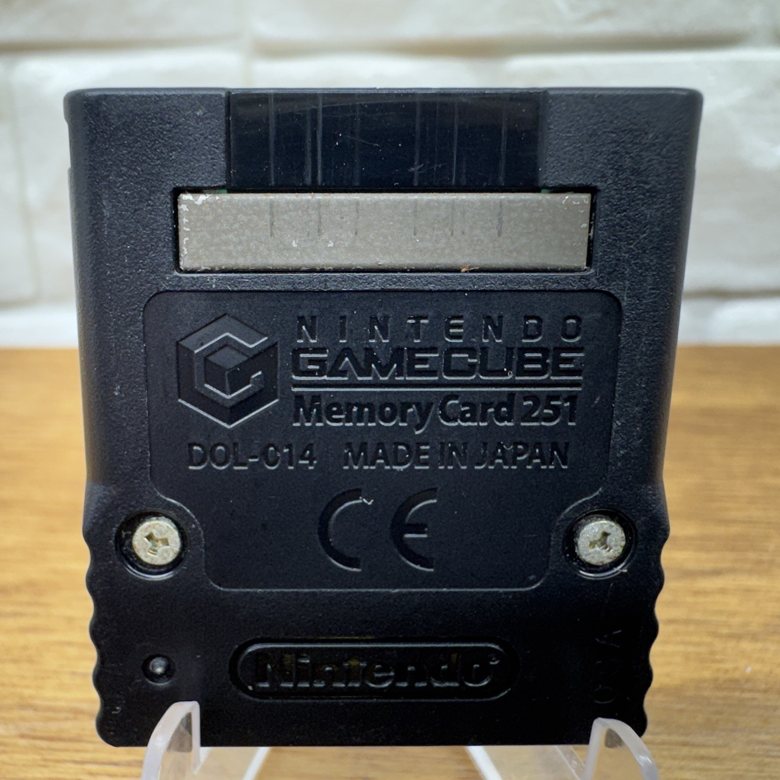 OEM Nintendo GameCube Black Memory Card 251 Blocks (DOL-014) Tested Working