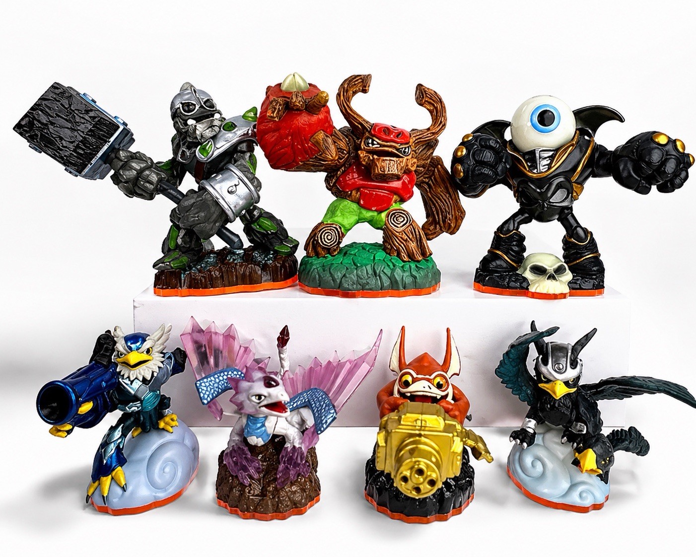 Skylanders Giants Bundle Lot 7 Tree Rex Crusher Eye Brawl Sonic Boom Tested