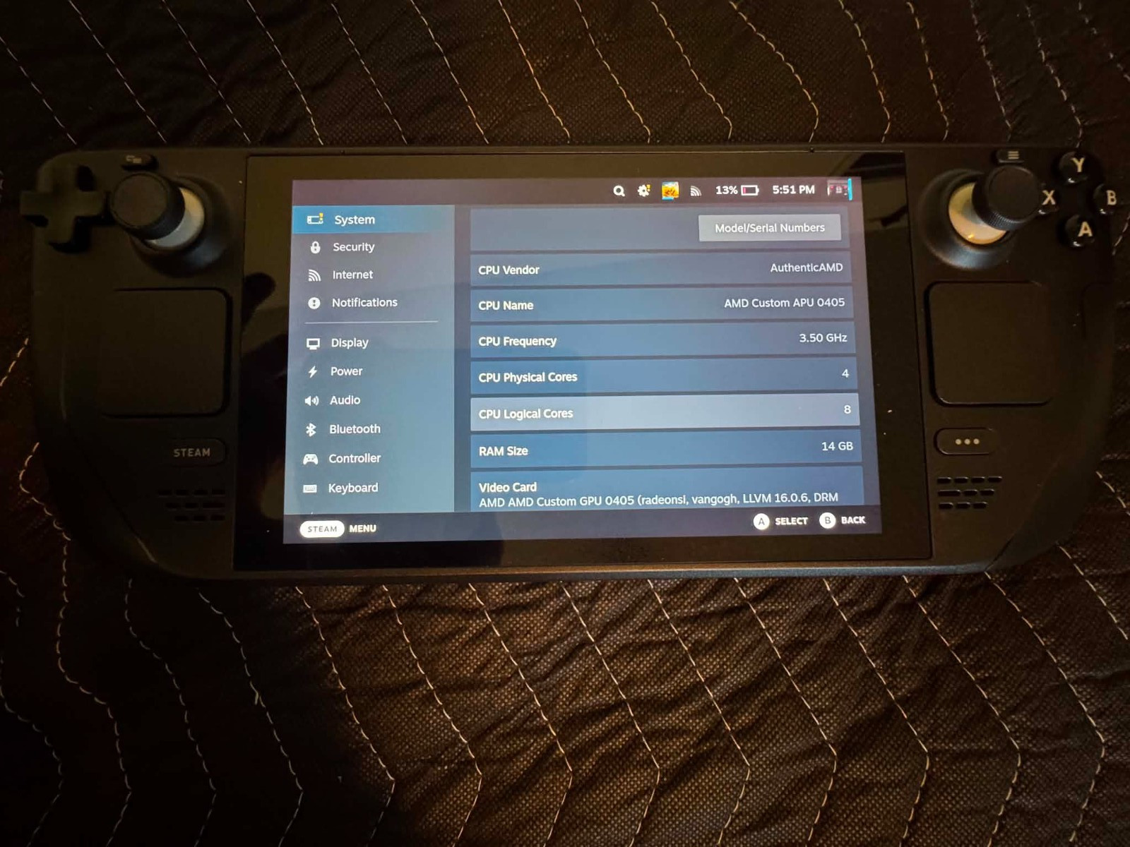 Valve Steam Deck Black 64GB Gaming Console – Great Condition, Case and Charger