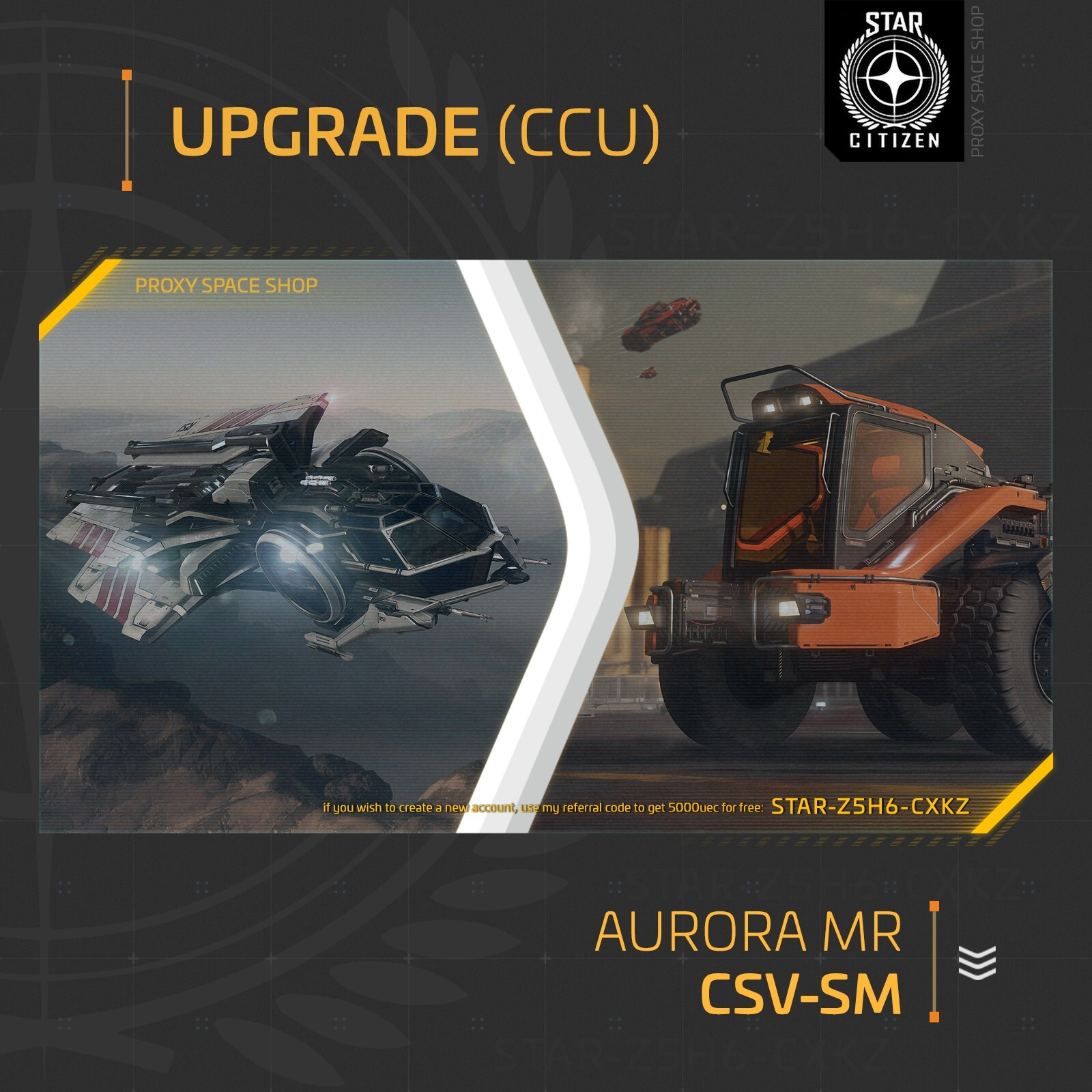 Star Citizen – ARGO CSV-SM – UPGRADE – (CCU)