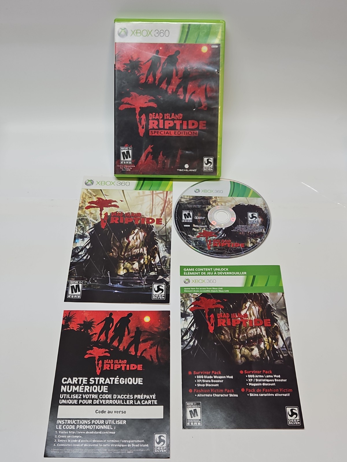 Dead Island: Riptide — Special Edition (Microsoft Xbox 360, 2013) Complete