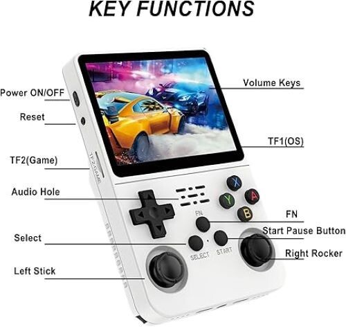 Game master r36S handheld game console with 15,000 games linux ark system 3.5″hd