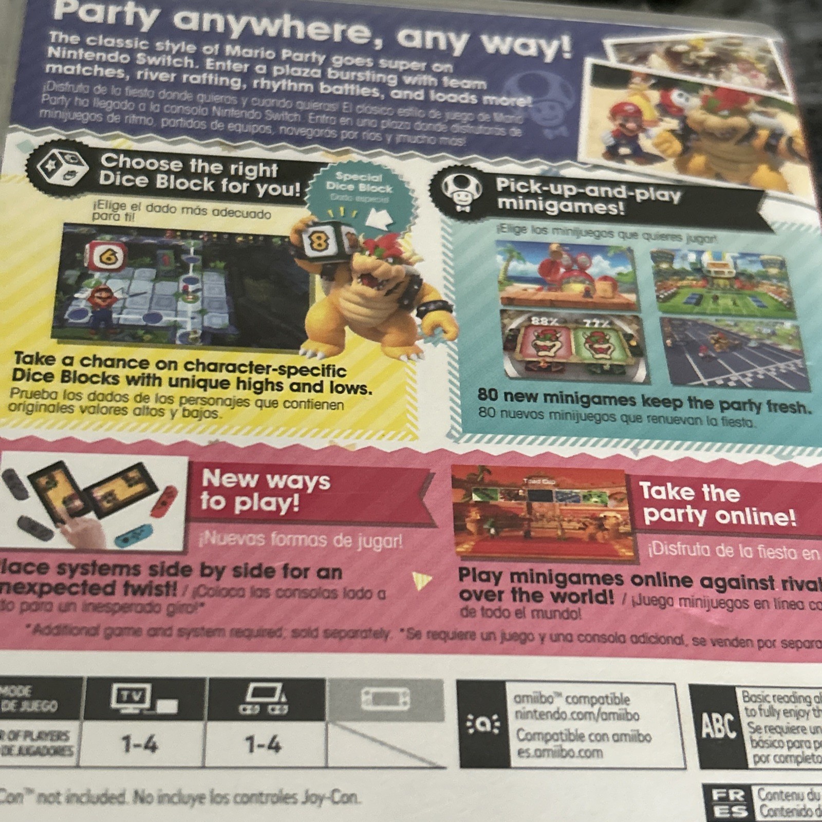 Nintendo Switch Super Mario Party Game