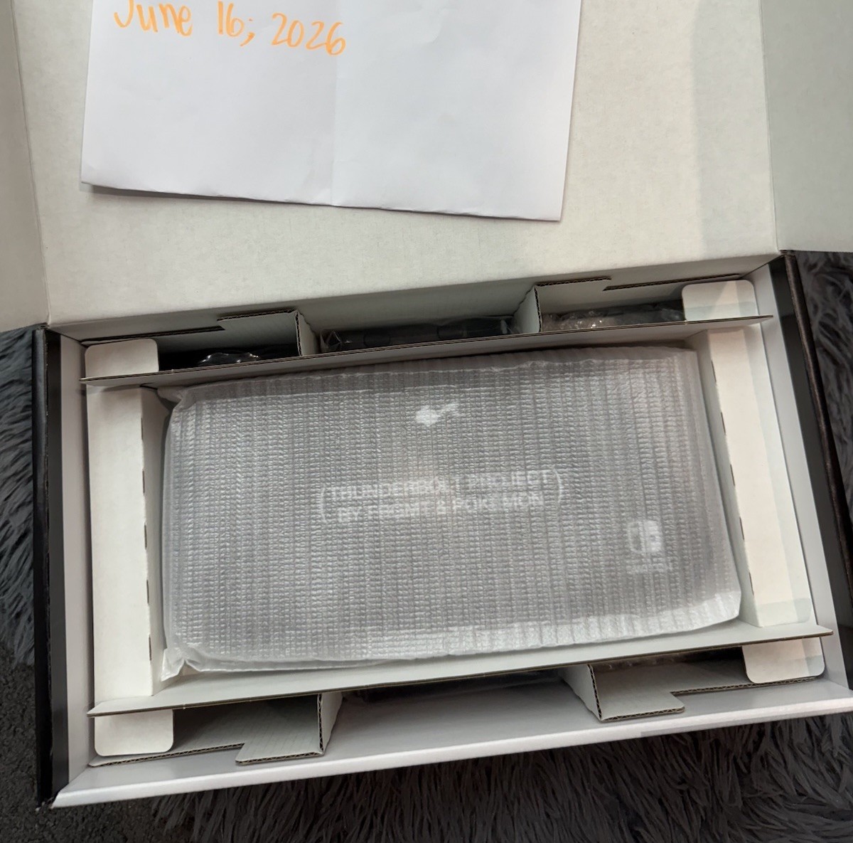 RARE Thunderbolt Project x Fragment x Pokemon Nintendo Switch + includes receipt