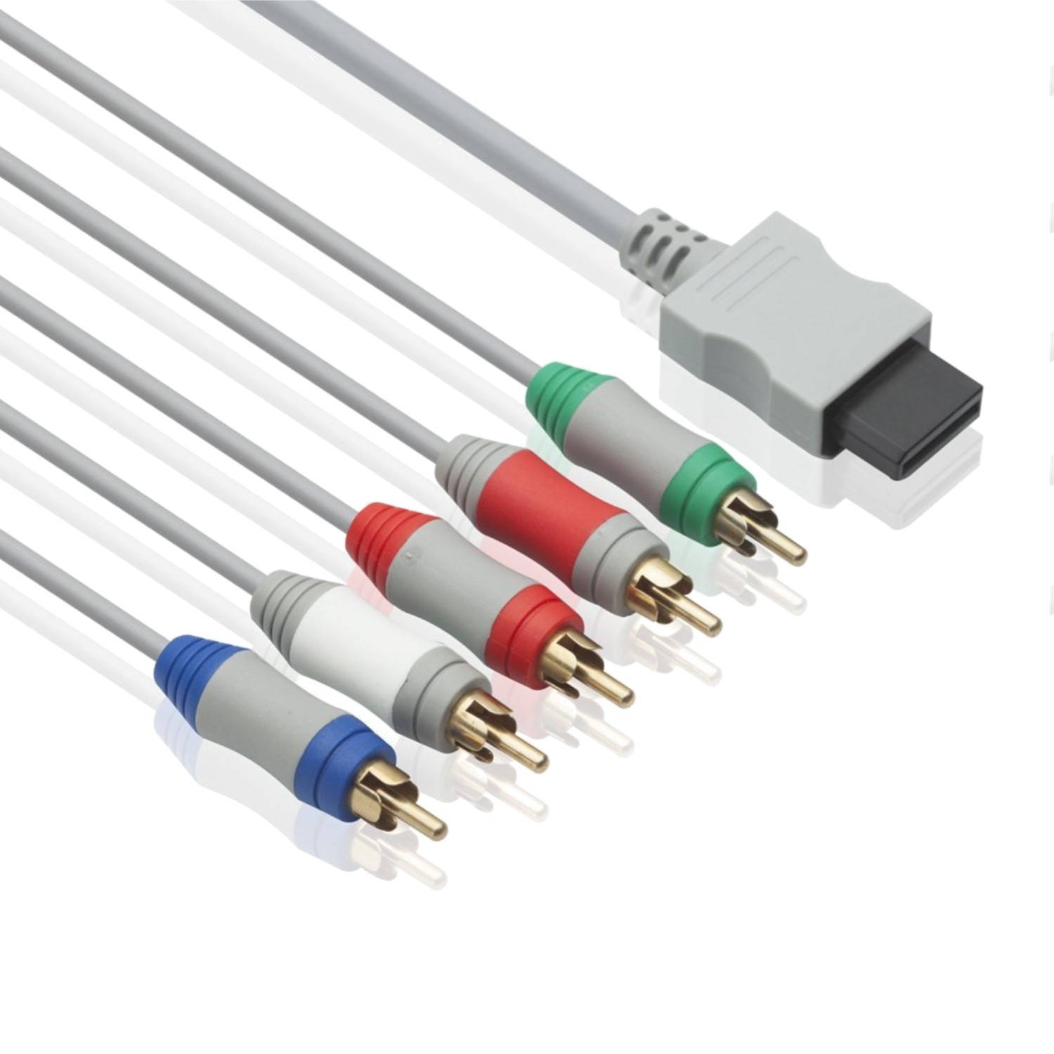 6 Feet Wii Component AV Cable for HDTV/EDTV 5 RCA Video & Audio