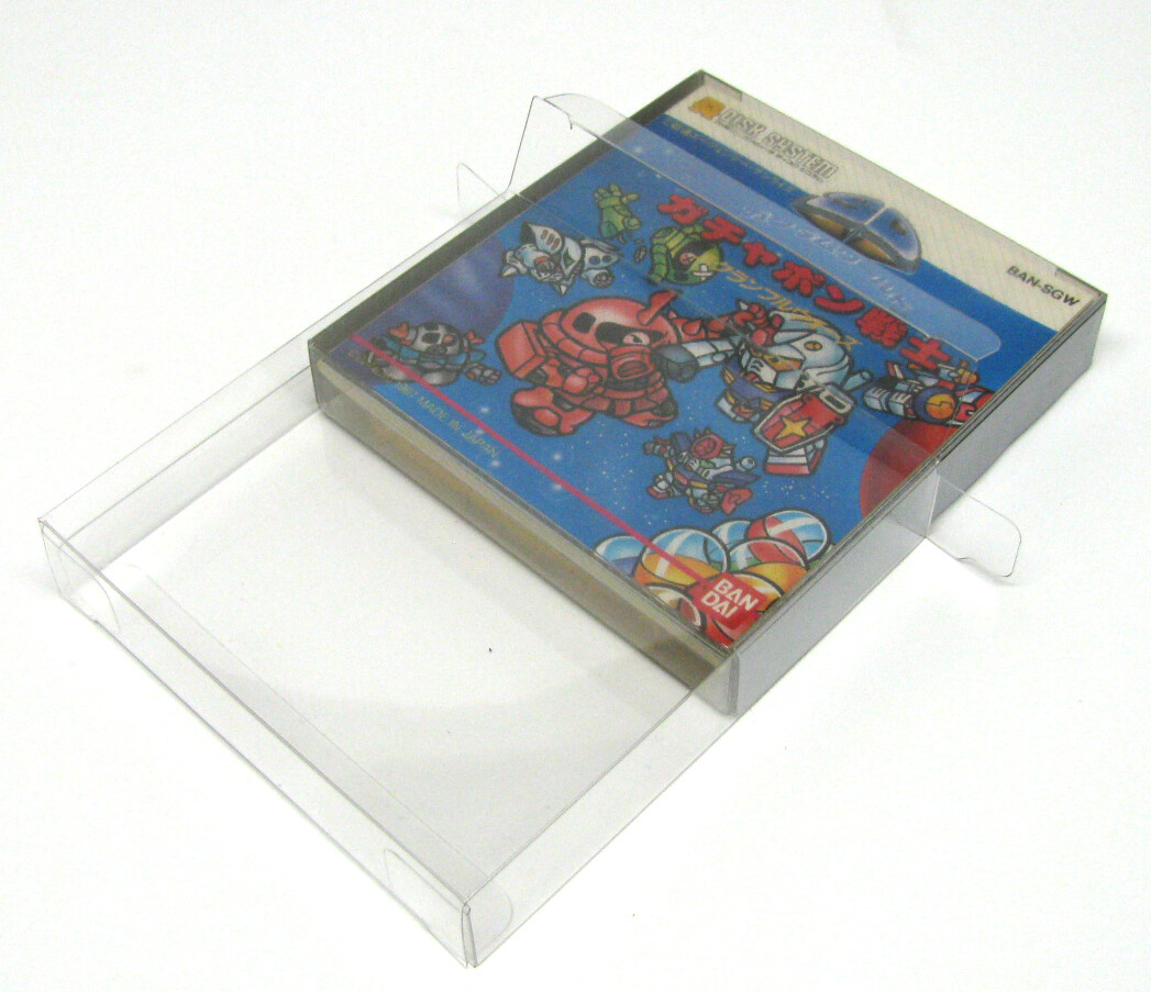 25x NINTENDO DISK SYSTEM CIB GAME – CLEAR PROTECTIVE BOX PROTECTOR SLEEVE CASE