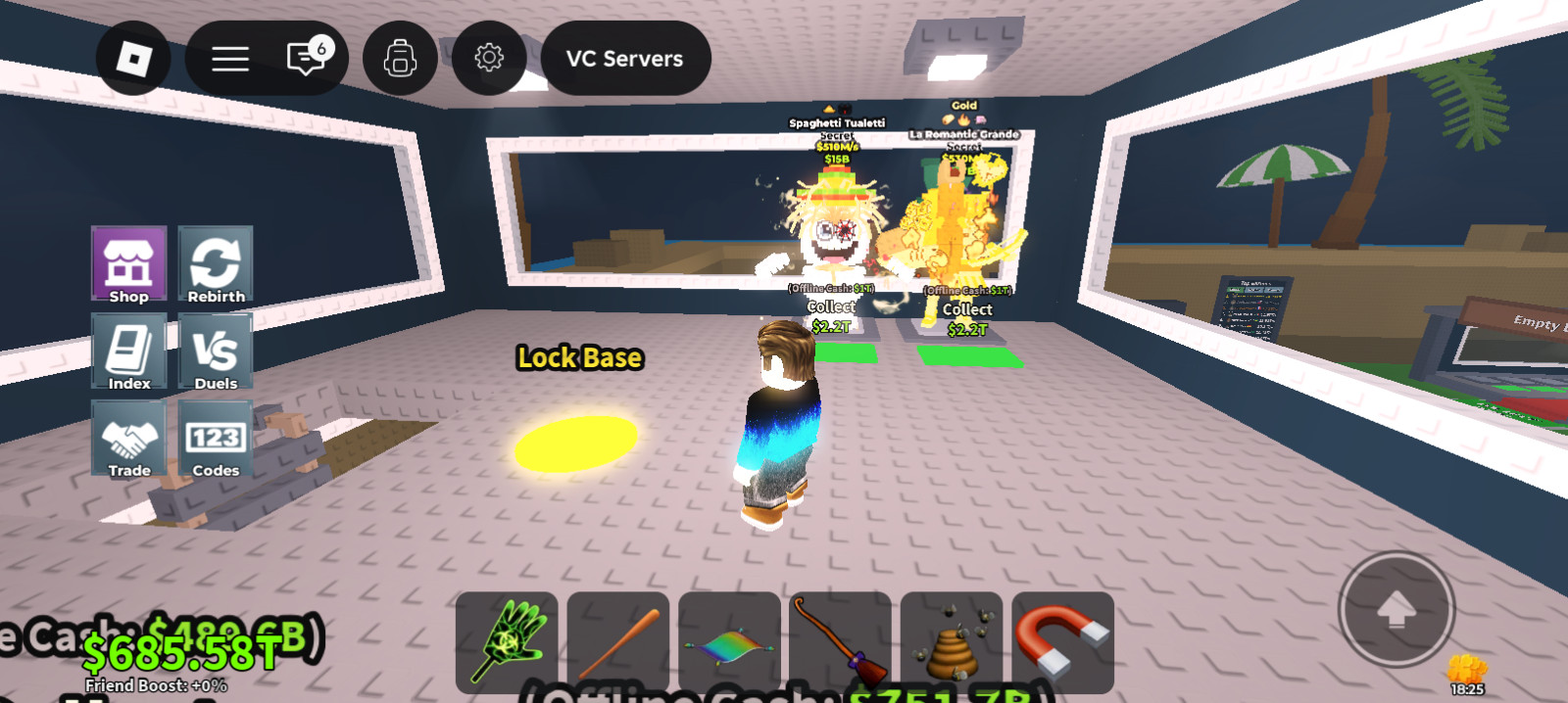 10 brainrots steal a brainrot