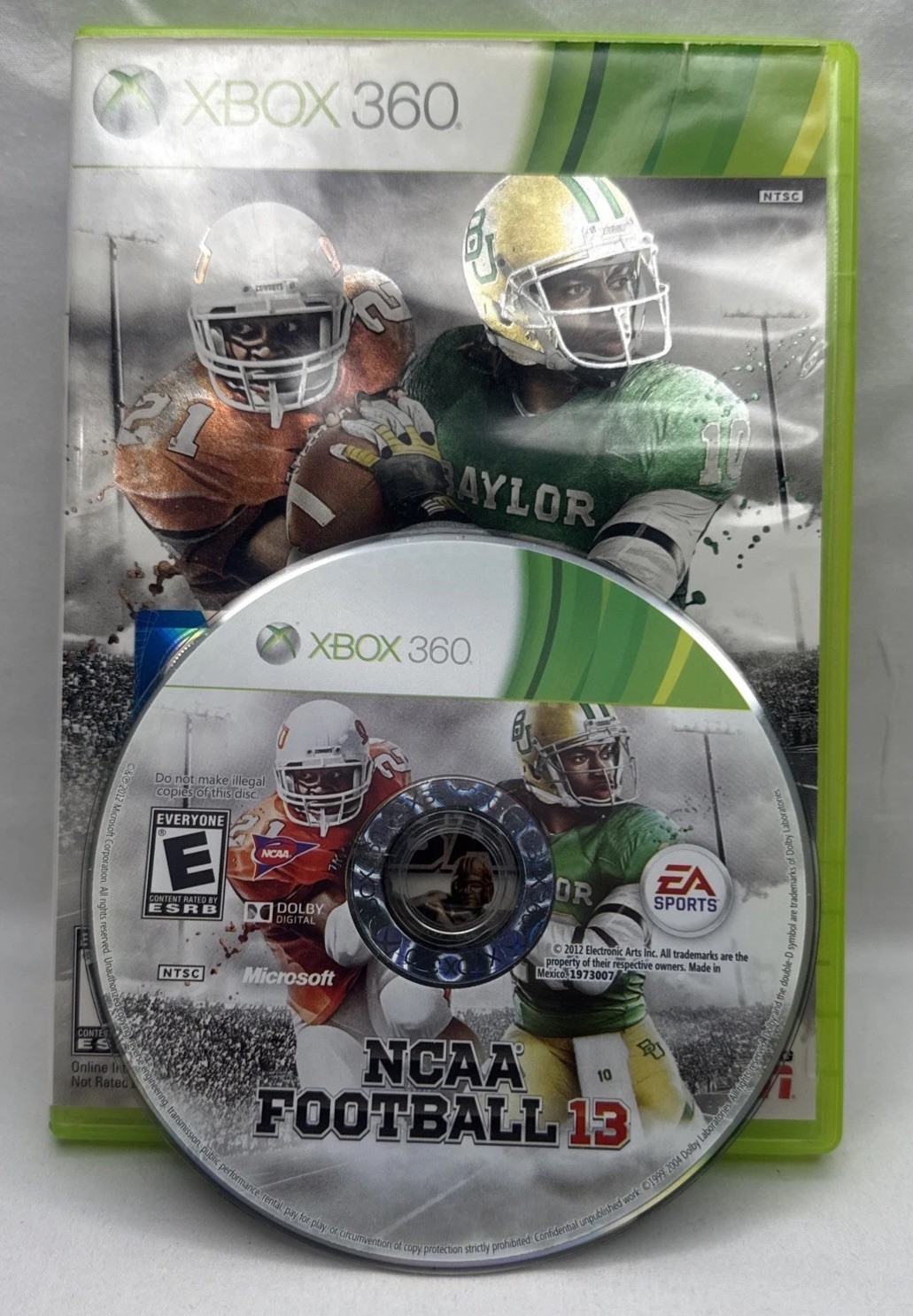 NCAA Football 13 (Microsoft Xbox 360, 2012) Adult Owned