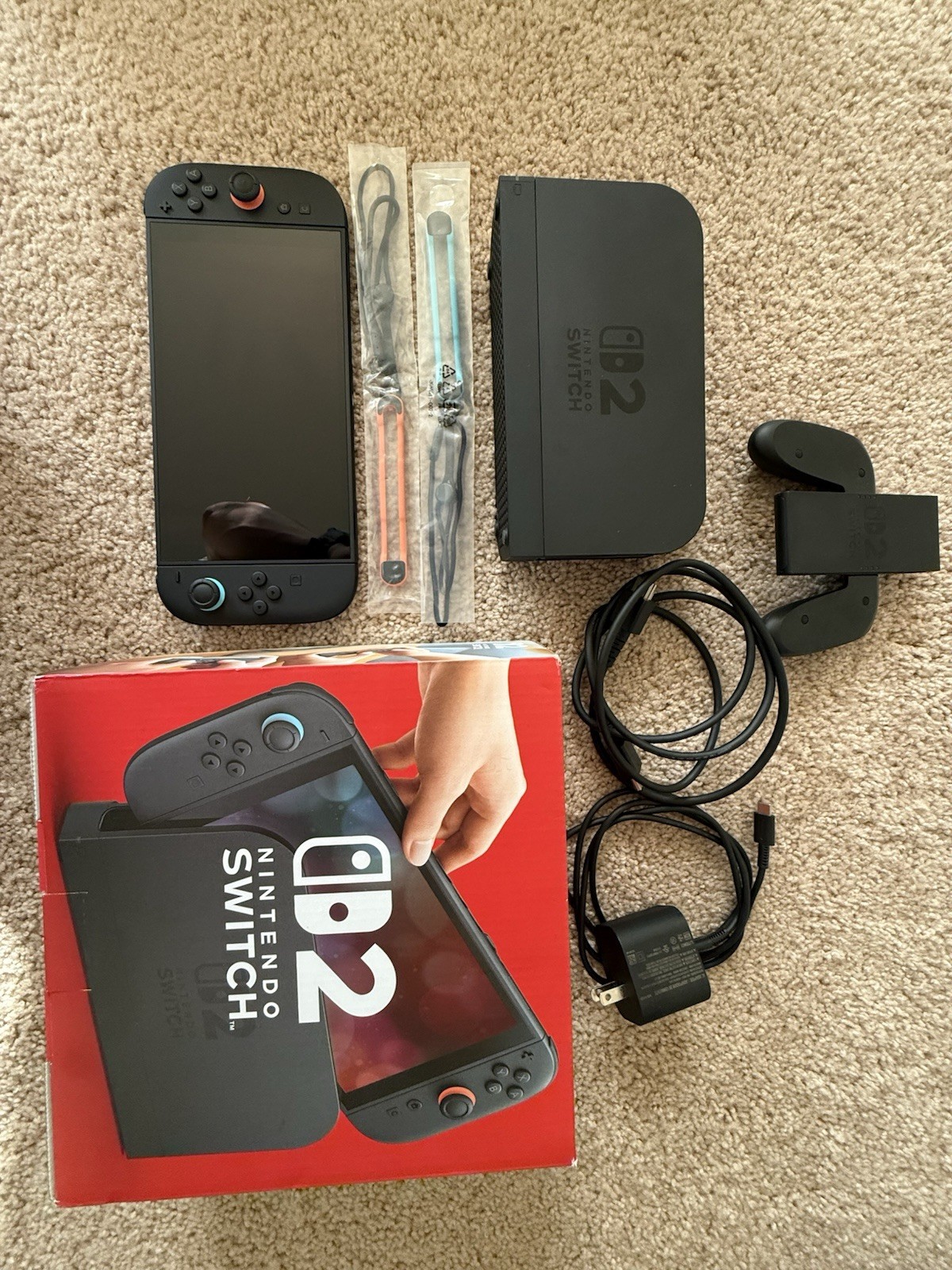 Nintendo Switch 2 Black Console System, New (Open Box)