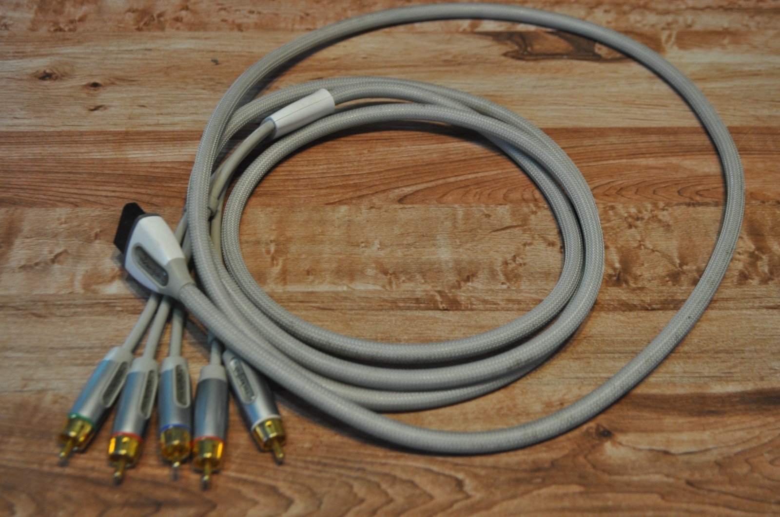 Nintendo Wii Component AV Cable HD 5 RCA HDTV Video Audio 480p Rocket VGC
