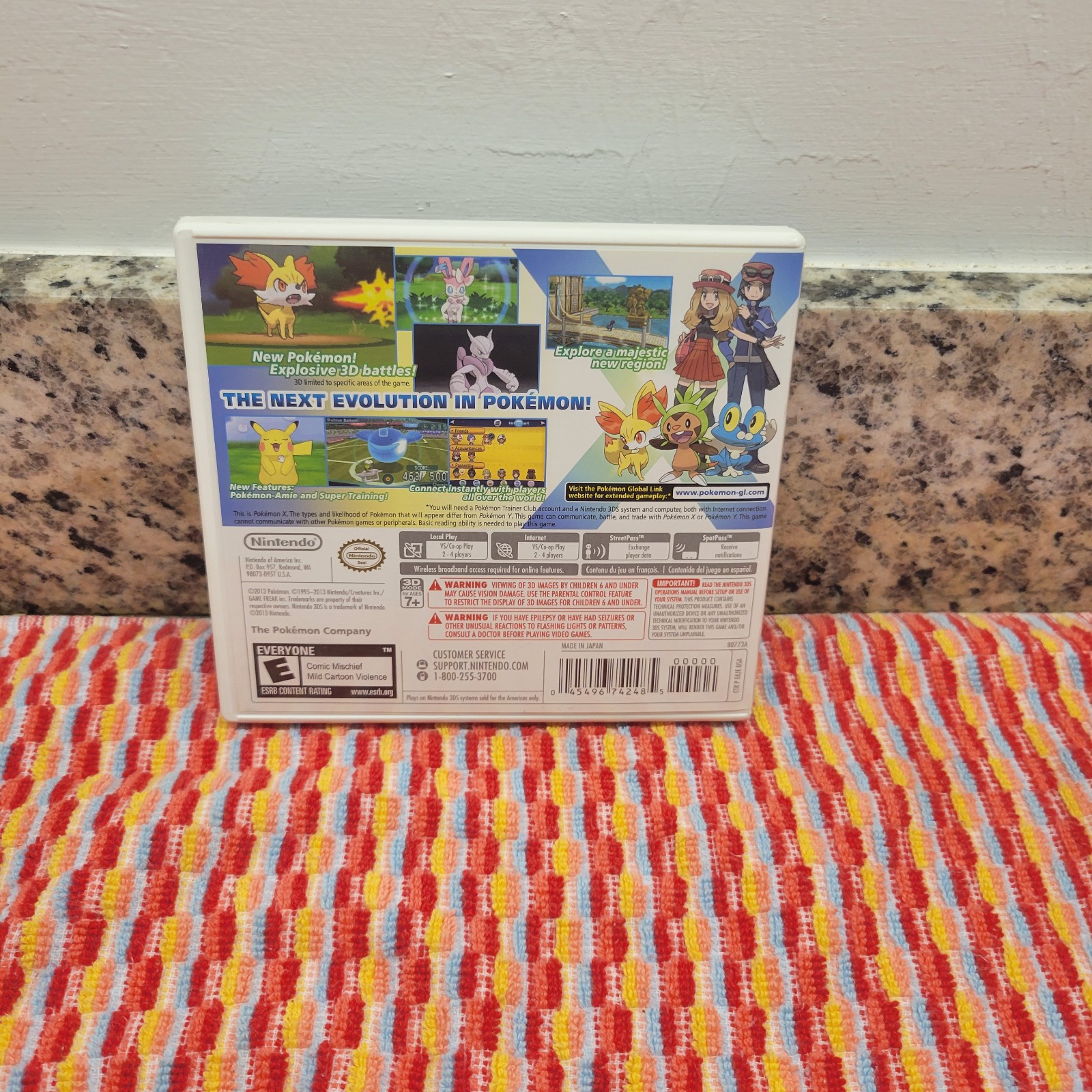 Pokémon X 3DS (Nintendo 3DS, 2013): CIB Complete in Box!