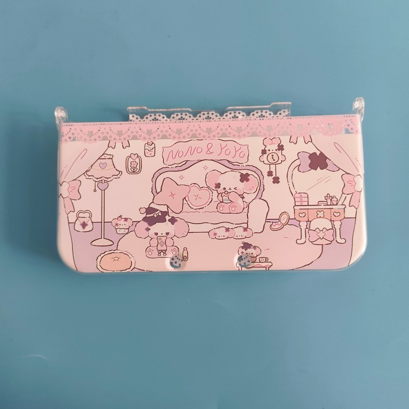 Top&Bottom Protective Cover Snap on Case Shell For Nintendo New 3DS XL New 3DSLL