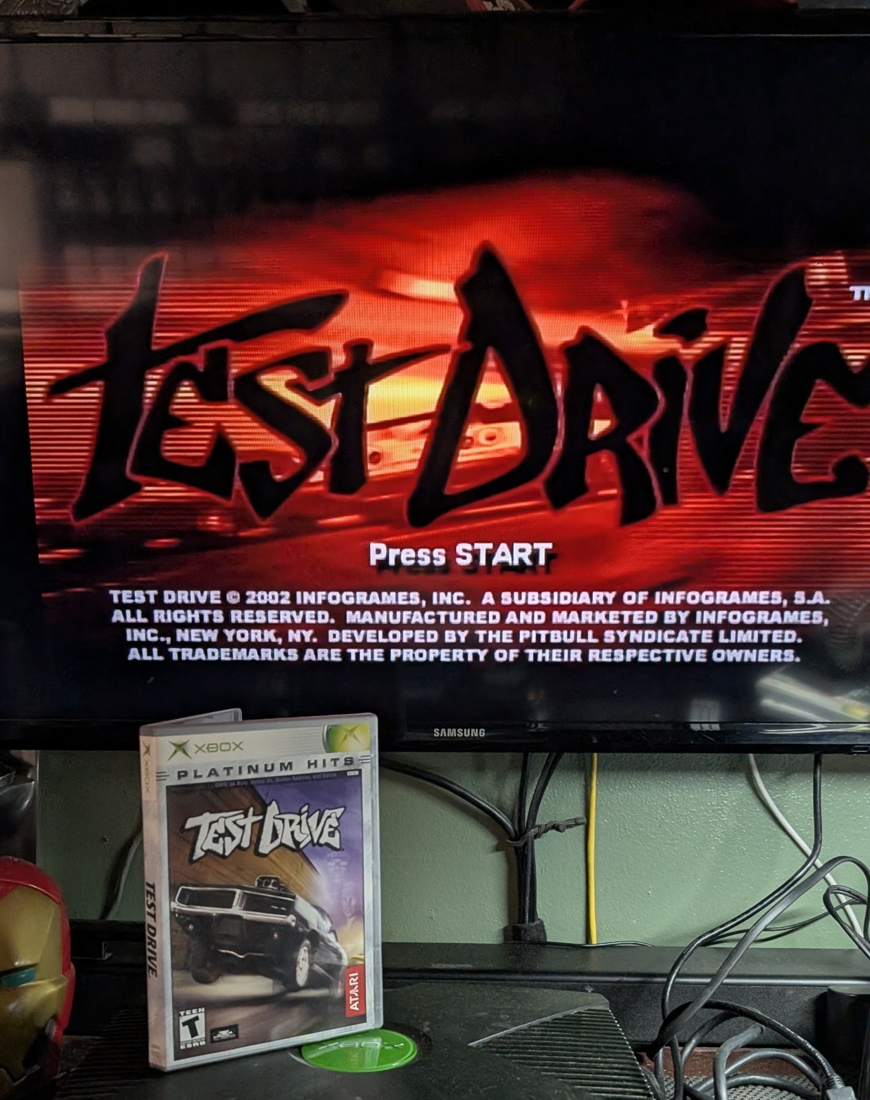 Test Drive Platinum Hits Original Microsoft Xbox Cib Tested and Working