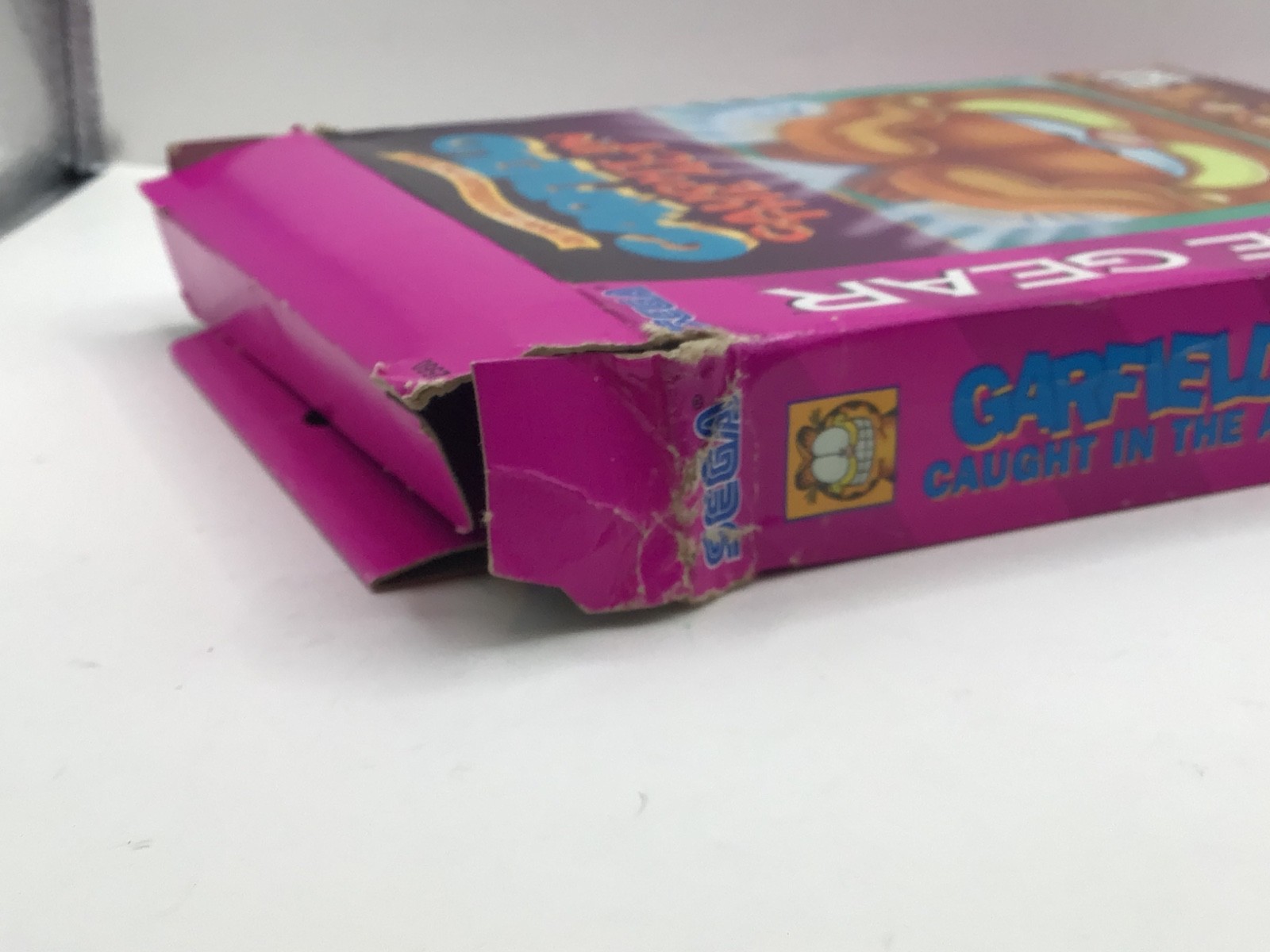 Garfield Caught in the Act Sega Game Gear Complete W/ HTF Comic Manual CIB Wear